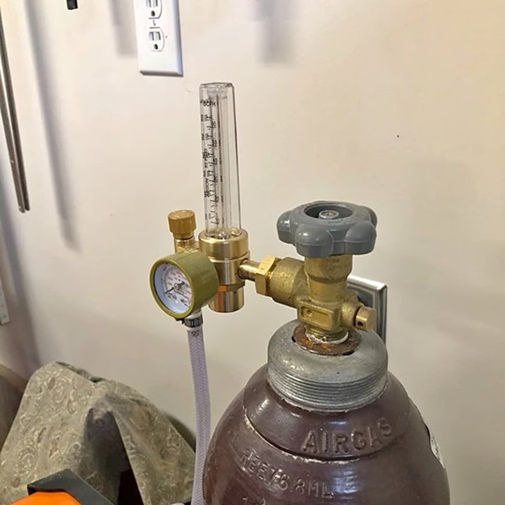 Regulator Gauge Welding Weld Gas Flow Meter - NEW!