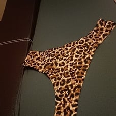 Women's Thong One Piece Sexy Leopard Print European and American Sports Fitness