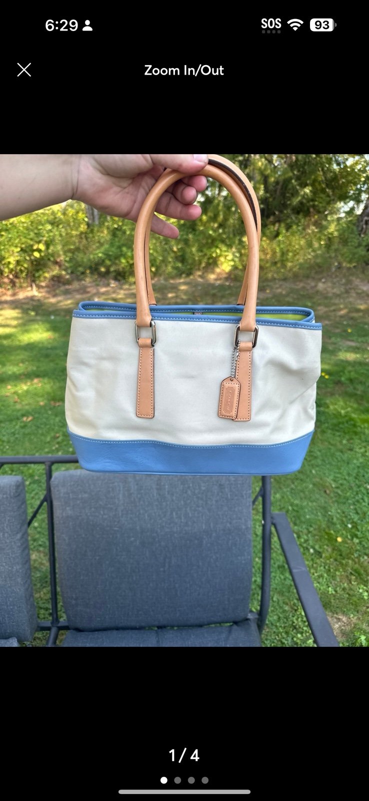 Vintage coach handbag