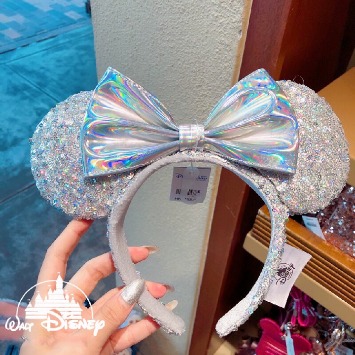 Minnie Ears Limited Cinderella Disney Parks Magic Mirror Silver Headband