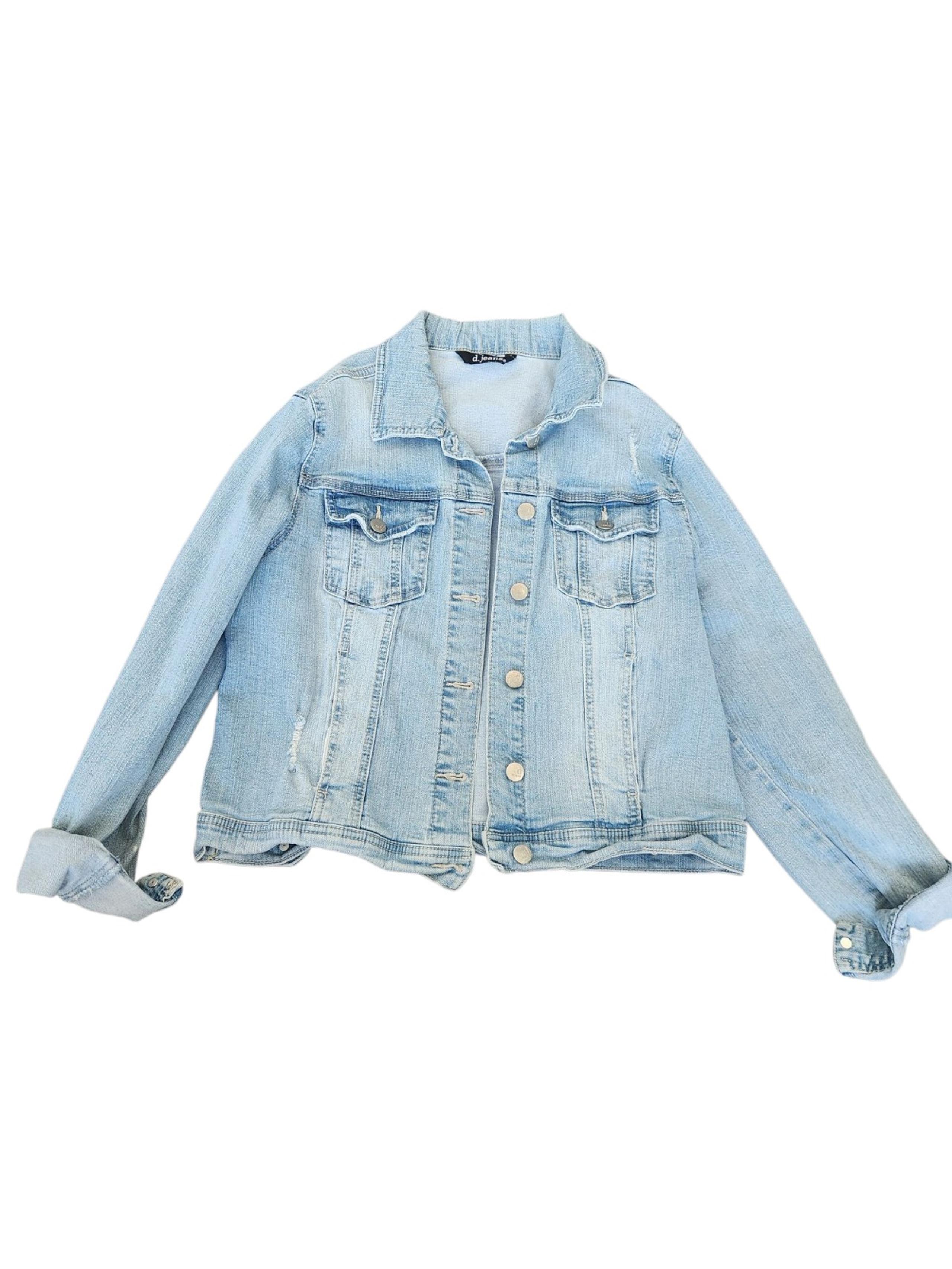 D.Jeans Denim Jean Jacket Size Large