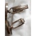 Sterling Mid-Century Cufflinks Biomorphic Shadowbox Cuff Links