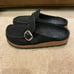 Birkenstock Buckley Black Suede Leather Slip On Buckle Clogs EU 36 Womens Size 5