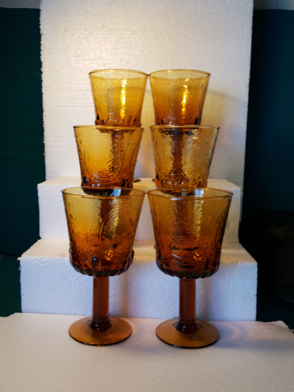 Amber Goblets