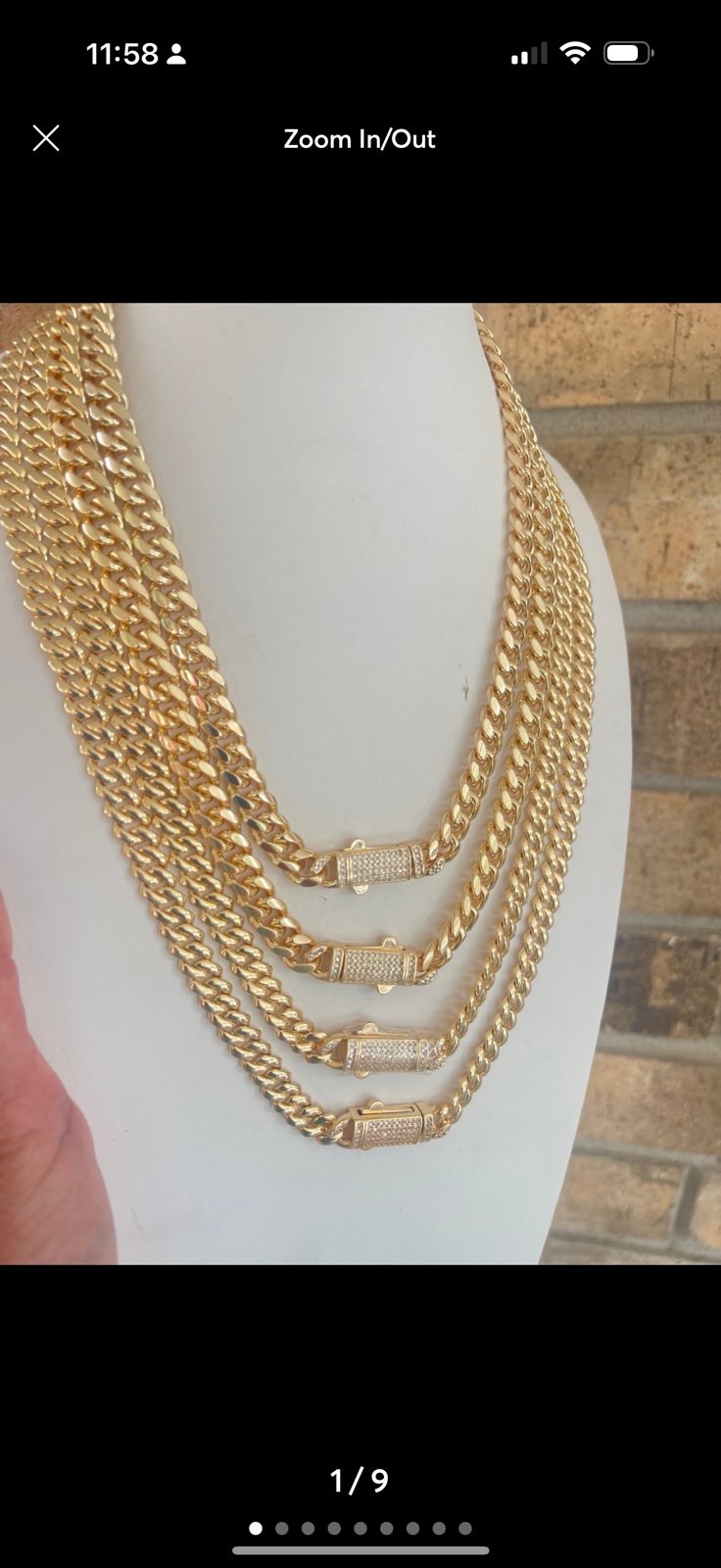 18k Gold Filled Monaco Necklace 23.5”