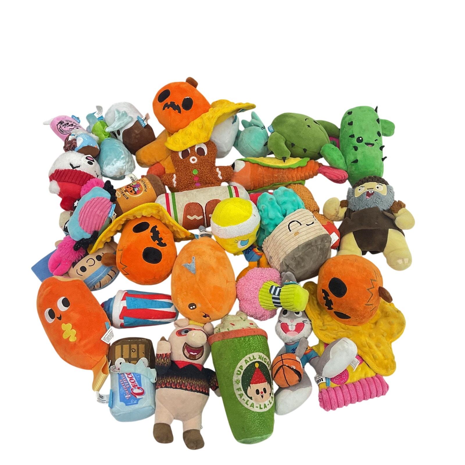 BARK Multicolor Dog Toy Preowned Mixed Lot Rabbit Pig and More