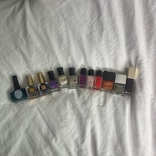 YSL Dolce Gabanna Deborah lipmann Estée Lauder butter matte neon nail polish lot