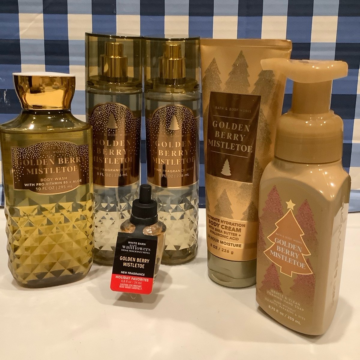 BBW Golden Berry Mistletoe Bundle