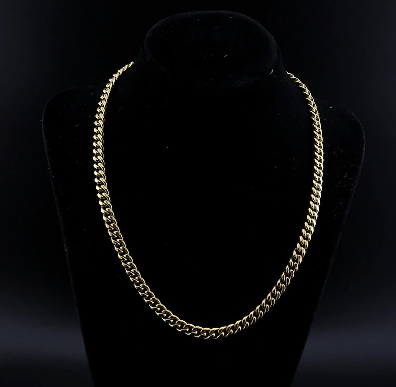 14k Gold Miami Cuban Link Chain 6mm | Men's Jewelry | Hip Hop Necklace