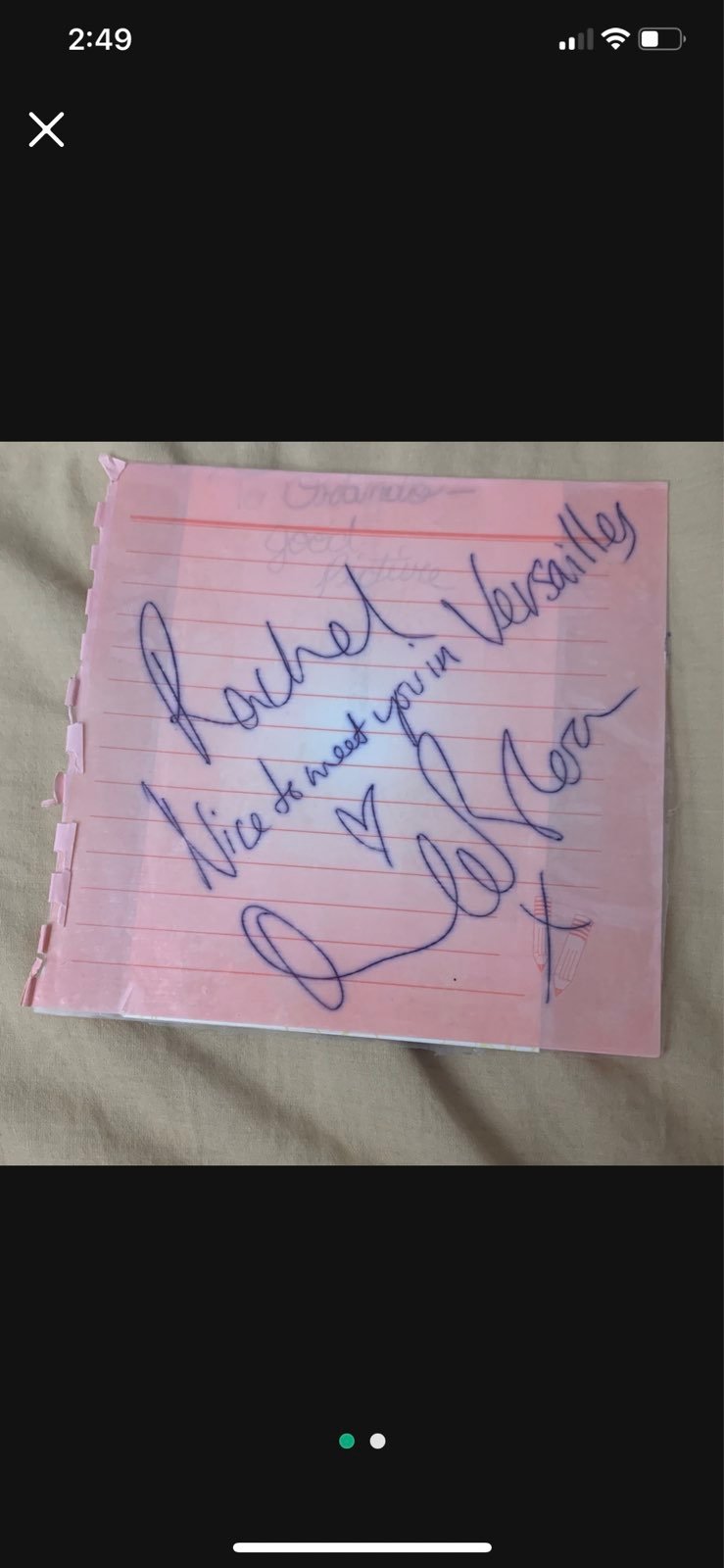Orlando Bloom autograph