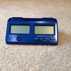 Blue Saitek Chess Clock