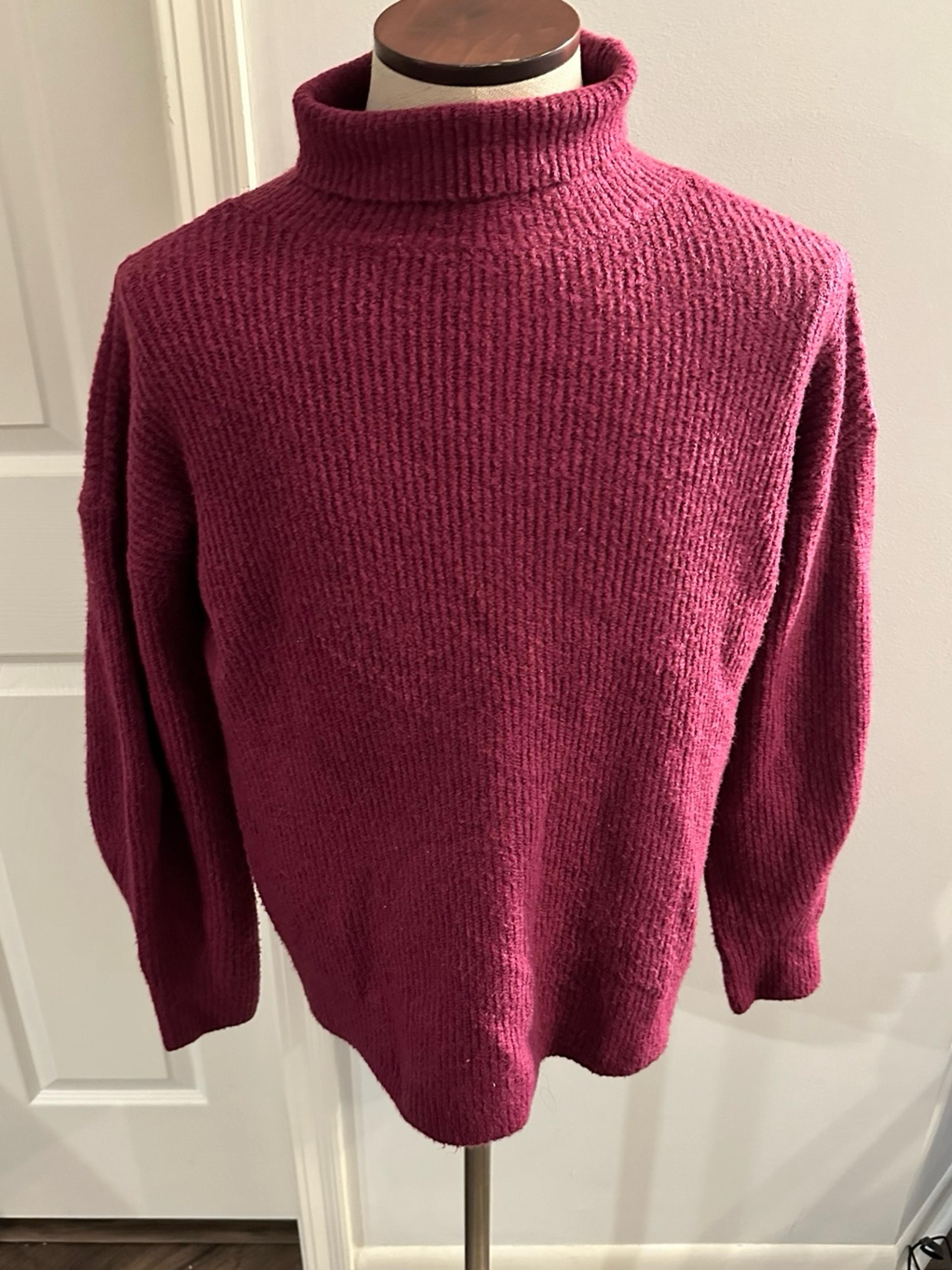 French Connection Purple Turtle Neck Sweater