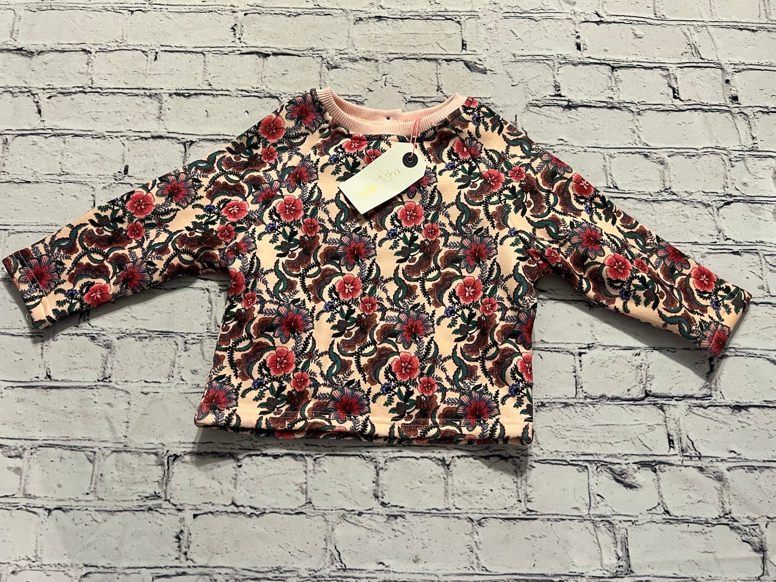 NWT!! Louise Misha Sweat Luis Blush Flowers Size 24M