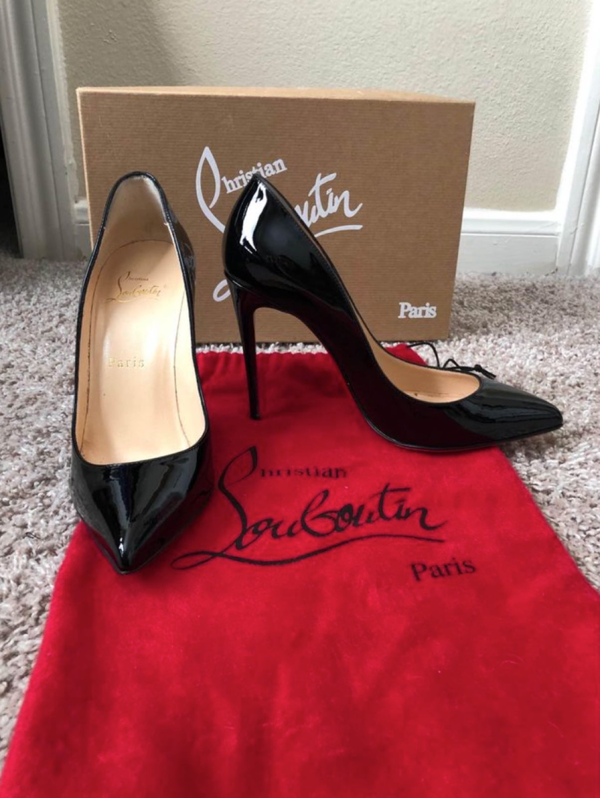 Christian Louboutin size 36 Pigalle Pumps with 100mm Heels