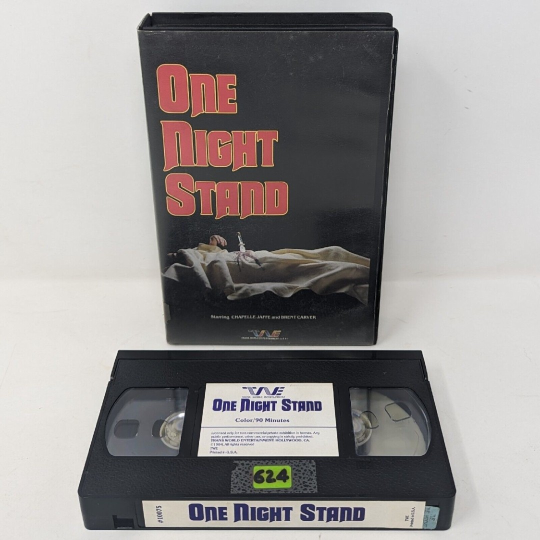 One Night Stand VHS Tape 1984 Extremely Rare Horror Trans World Entertainment