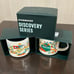 NEW Set of 2 14oz Starbucks Indiana Discovery Collection mugs, 14oz