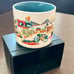 NEW Set of 2 14oz Starbucks Indiana Discovery Collection mugs, 14oz