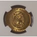 1933 V.F.W. National Home Help The Kiddies Brass Good Luck Token MS63 NGC