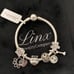 Linx Snake Chain Bracelet with Pitbull Themed Charms
