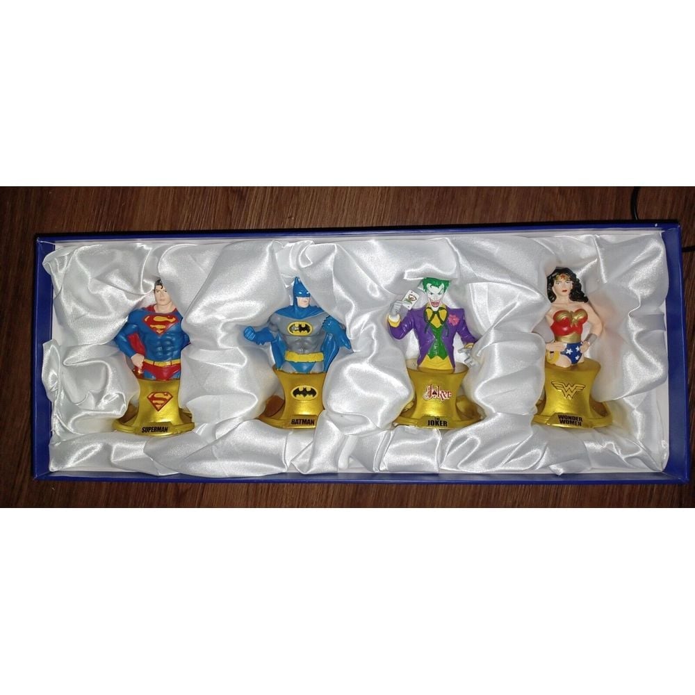 DC Comics Resin Paperweight 4 Piece Set SDCC 2014