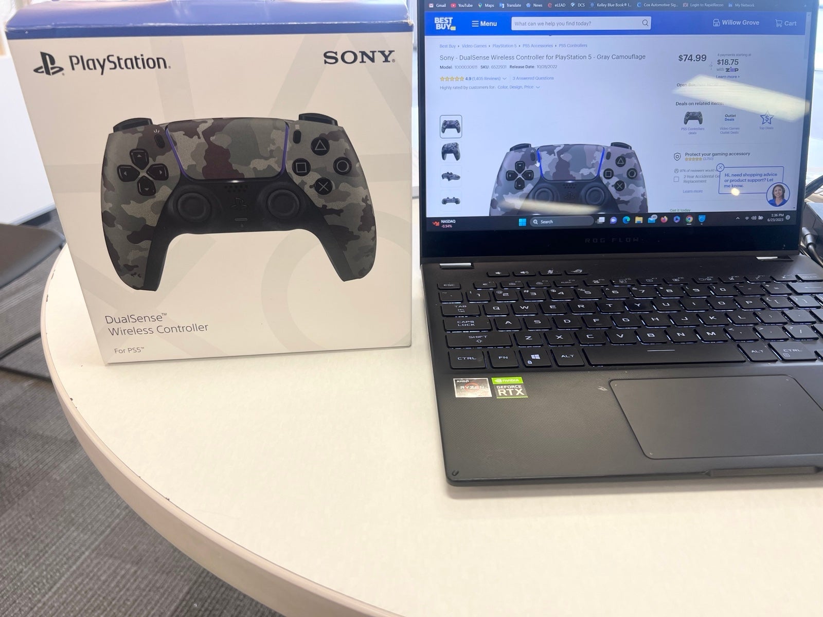 PS5 Dualsense Camo Controller