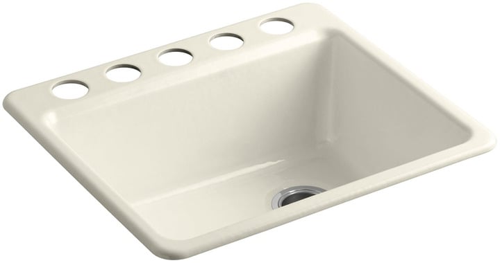 KOHLER K-5872-5UA1-0 Undermount Single Basin Kitchen Sink