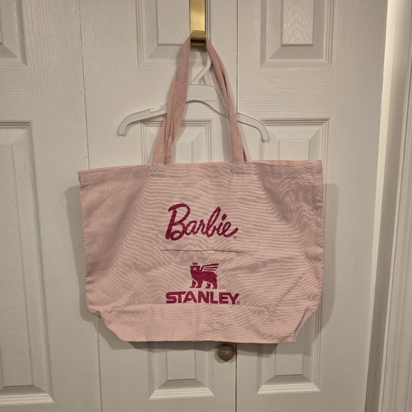 Stanley x Barbie NYC Pop Up Exclusive Pink Tote Bag