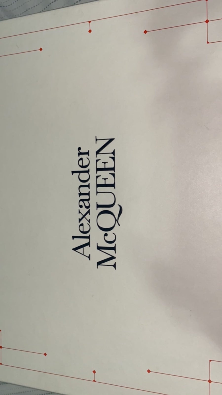 White Alexander McQueen sneakers