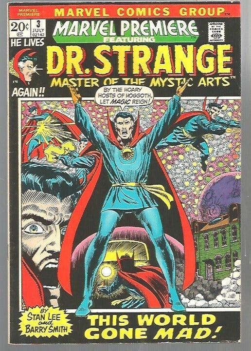 Dr. Strange in MARVEL PREMIERE #3 Master of Mystic Arts BARRY WINDSOR SMITH