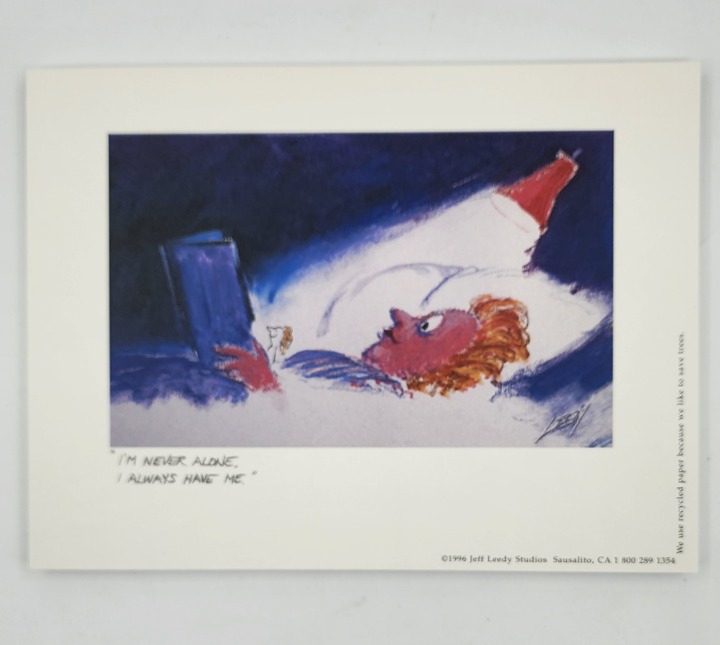 Lot of 20 Art Prints Jeff Leedy Studios I'm never alone I always have me ©1996