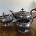 Vintage Sheffield Tea Pot-Sugar Bowl and Creamer