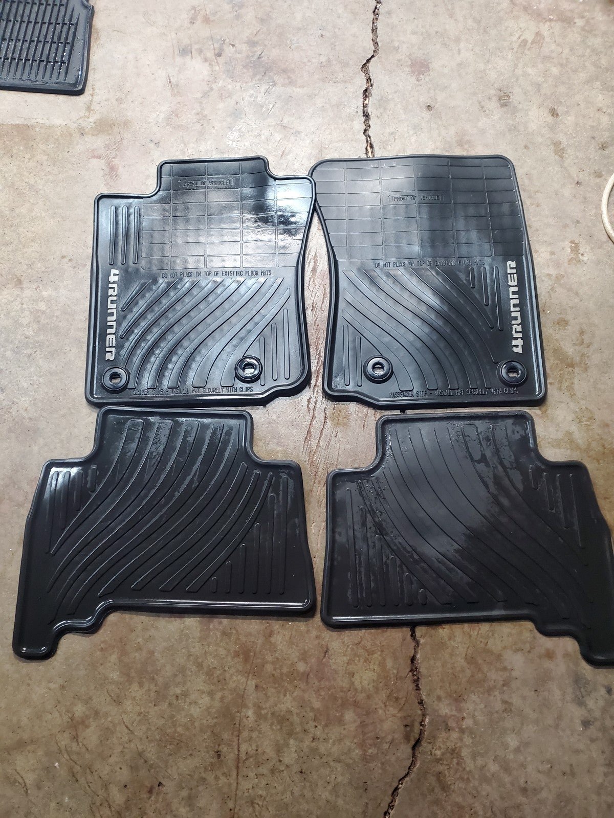 All weather floor mats