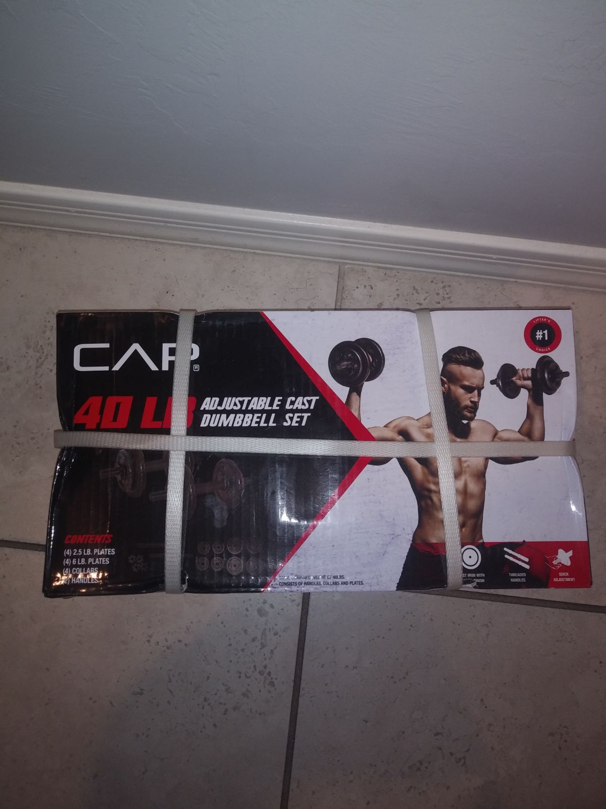 40lb Adjustable Dumbbell Weight Set