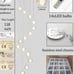 YICSUJU 14-Lights Bubble Crystal Chandelier- Modern Chandelier LED Raindrop