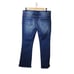Driftwood Eva Floral Embroidered Mid Rise Flare Jeans Blue Size 32