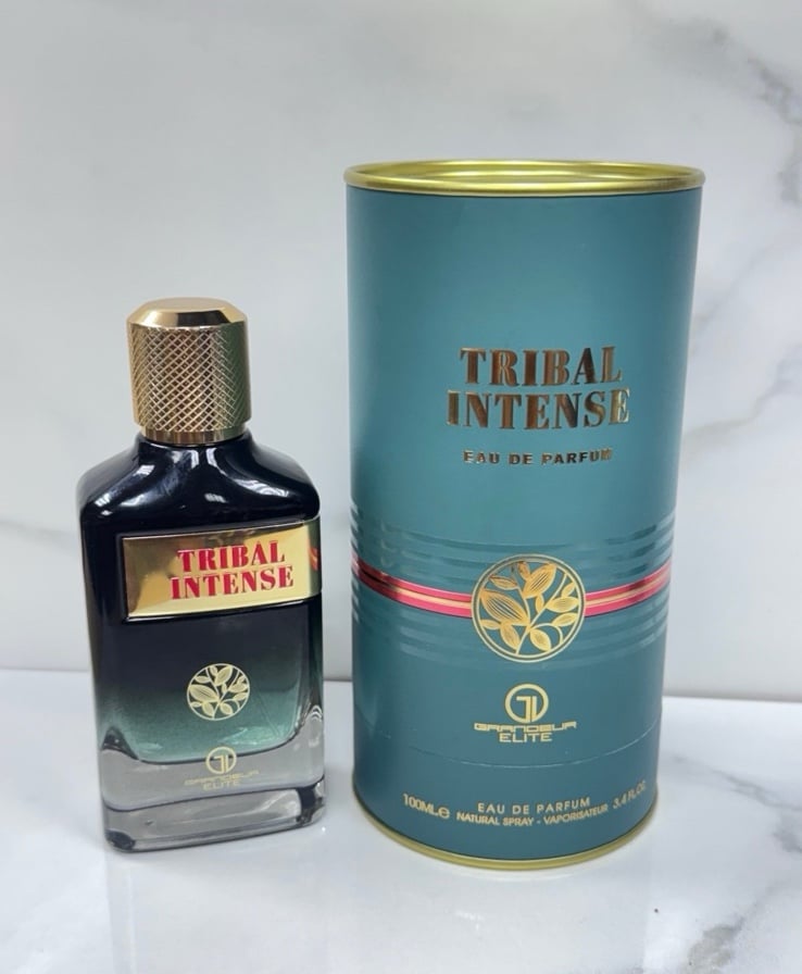 Tribal Intense by Grandeur - Eau de Parfum for Men 3.4 Oz -100ml