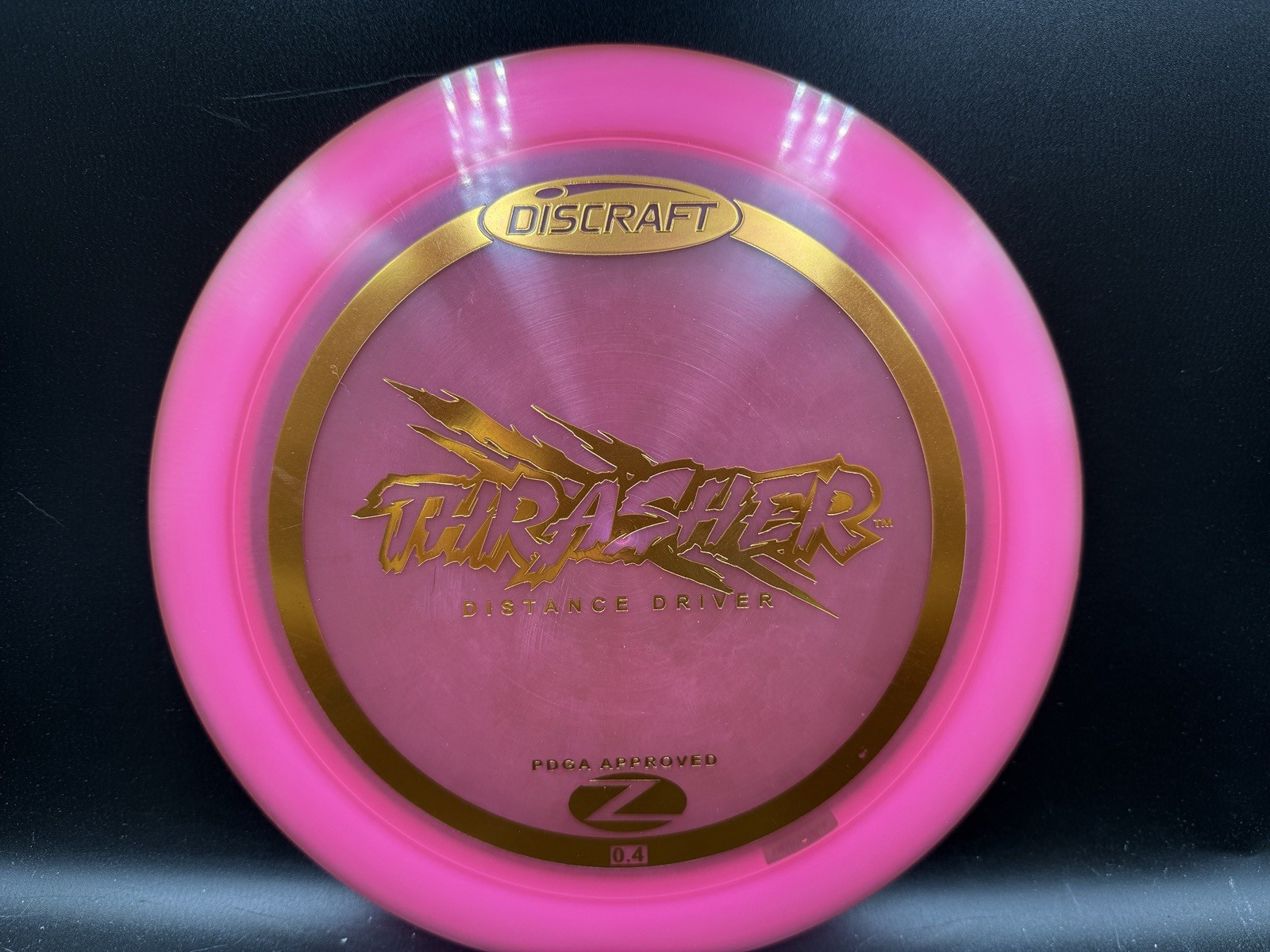 Discraft First Run Elite Z Thrasher 167-169 gram Pink With Copper Foil Stamp
