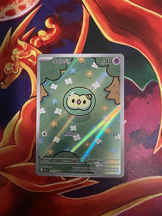 Pokemon Solosis 118/086 SV: Black Bolt Illustration Rare NM