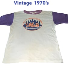 Vintage 1970s Mets number 41 child's T-shirt