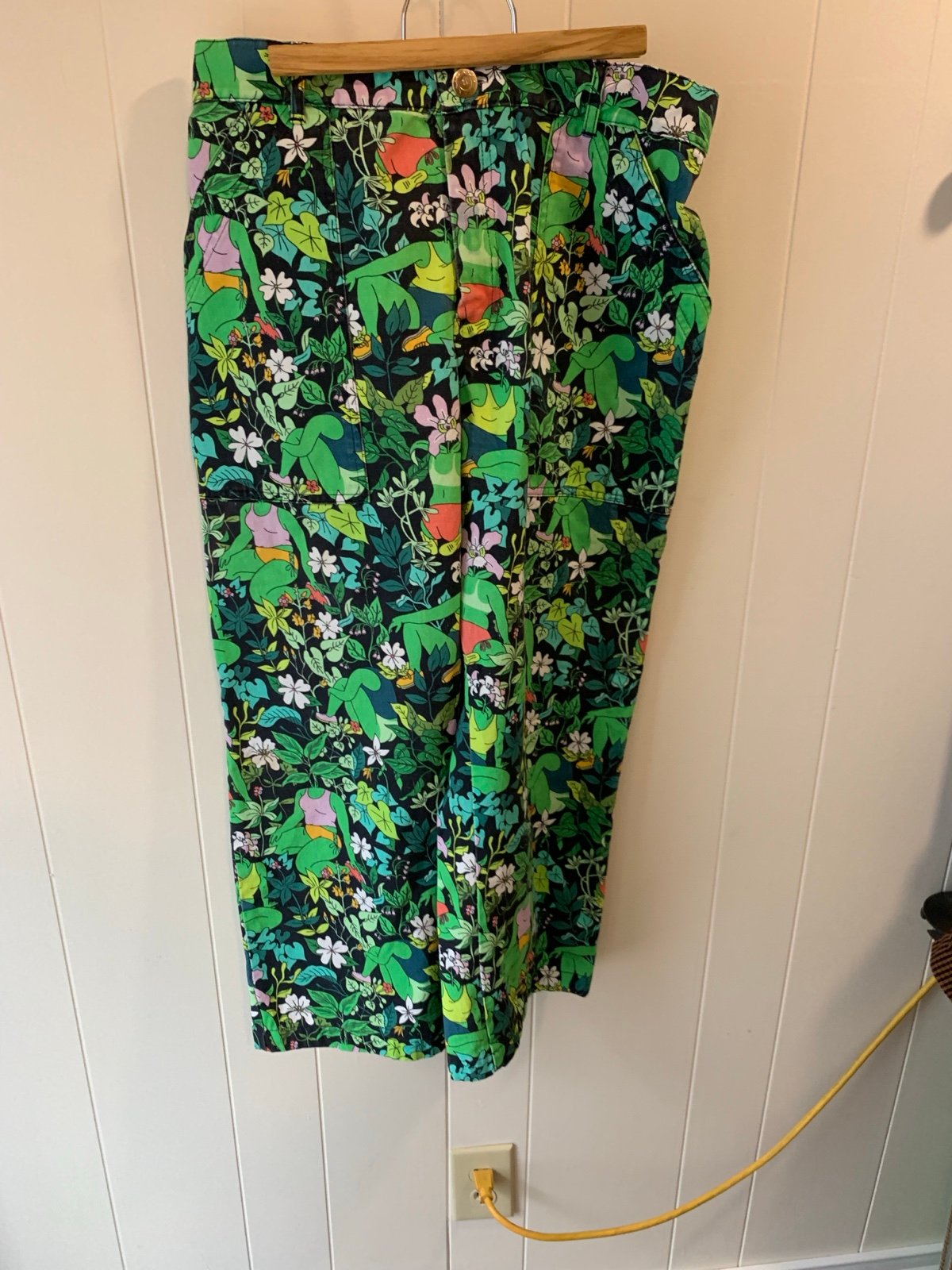 Big Bud Press Trousers in Plant Lady Print