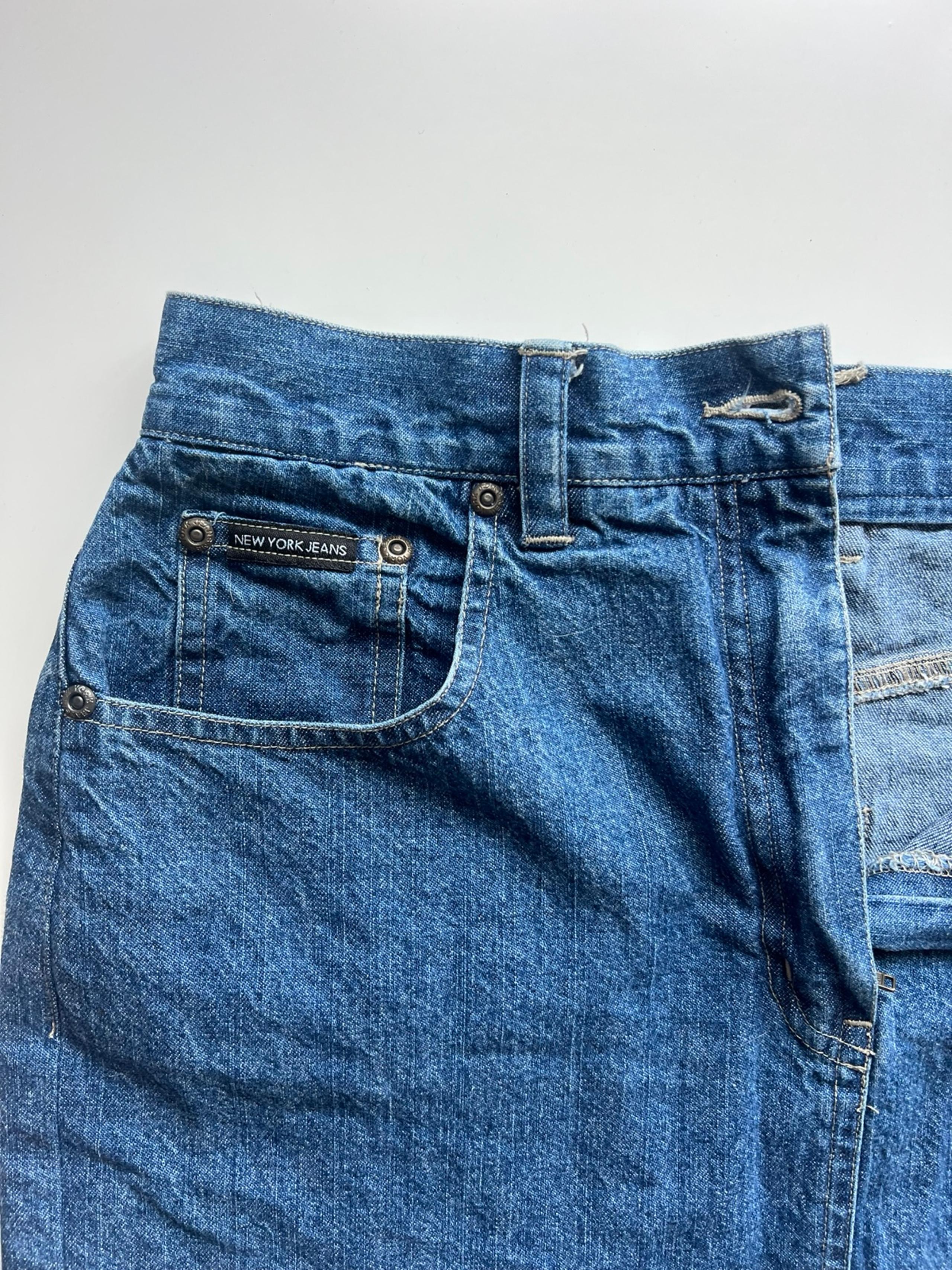 Vintage New York and Company Denim Mini Skirt