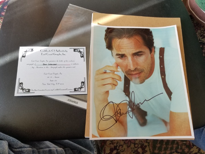 Signed Autographed Original DON JOHNSON 8X10 Picture With COA