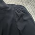 Reformation Ottessa cutout georgette mini black wrap dress size S