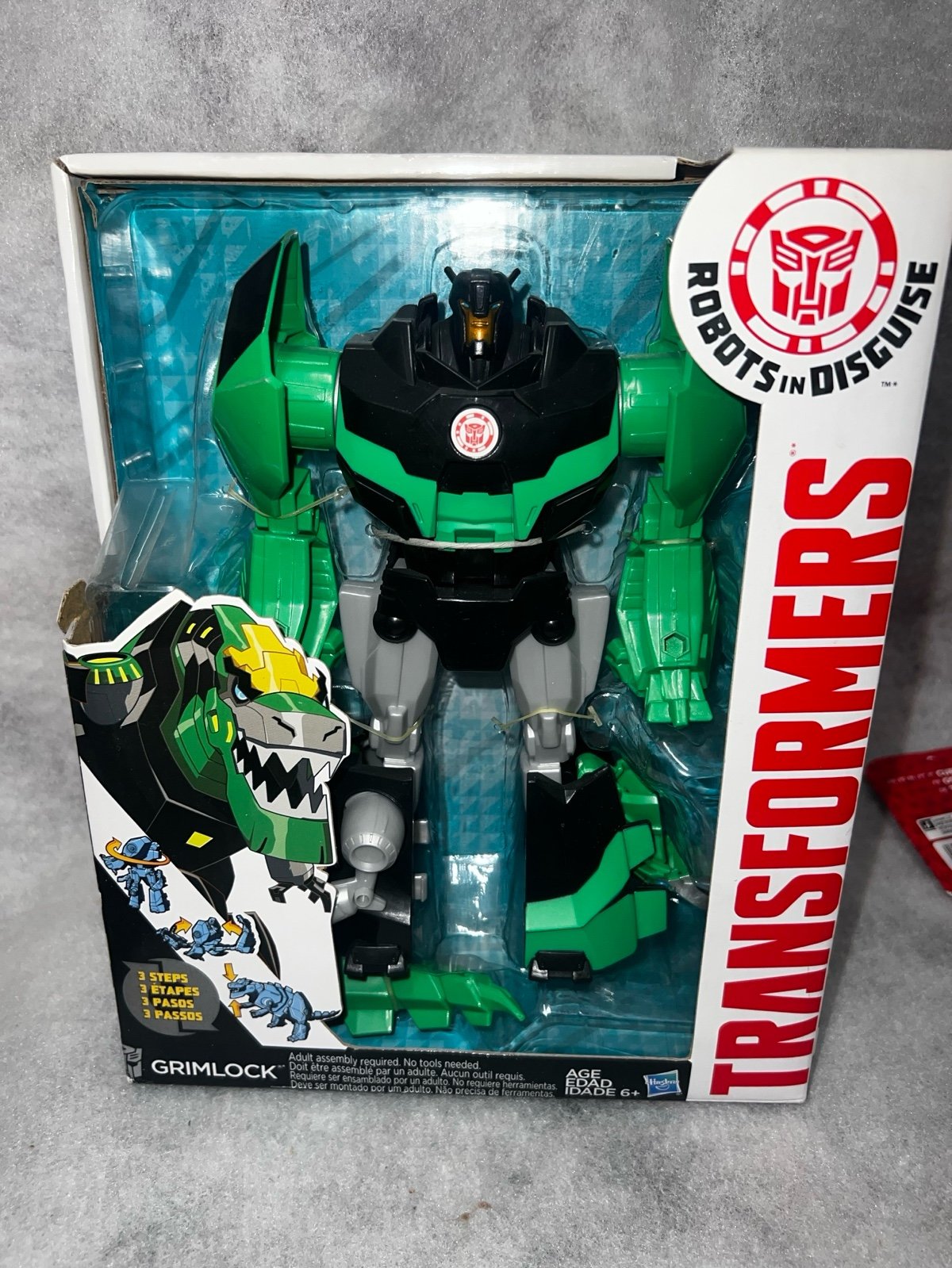Robots in Disguise Transformers 2014 Grimlock 3 Steps New