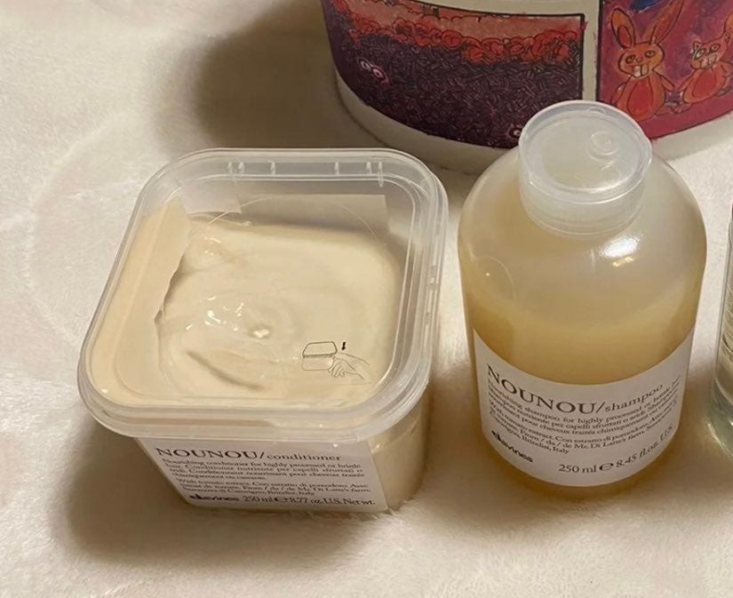 DAVINES NOUNOU Shampoo Conditioner Bleach Perm