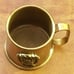 Vintage Cat Like Gargoyle Demon Bronze Tankard Shot Glass ~2 High 2 Diameter