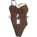 Andie Swim The Riviera One Piece belted Size Extra Small Espresso