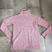 NEW Eddie Bauer Rest & Repeat funnel neck pink tunic sweater XS