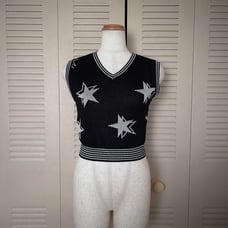Hysteric knit, star, Y2K, rare, sparkly, vintage