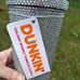 BRAND NEW 2024 Dunkin Donuts Sparkly Studded Tumbler 24oz